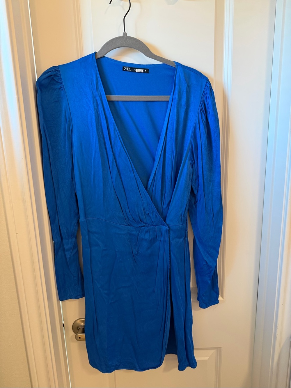 Zara Blue Wrap Dress